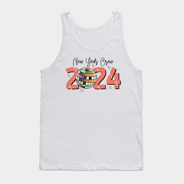 Happy New Year 2024 Tank Top by MZeeDesigns